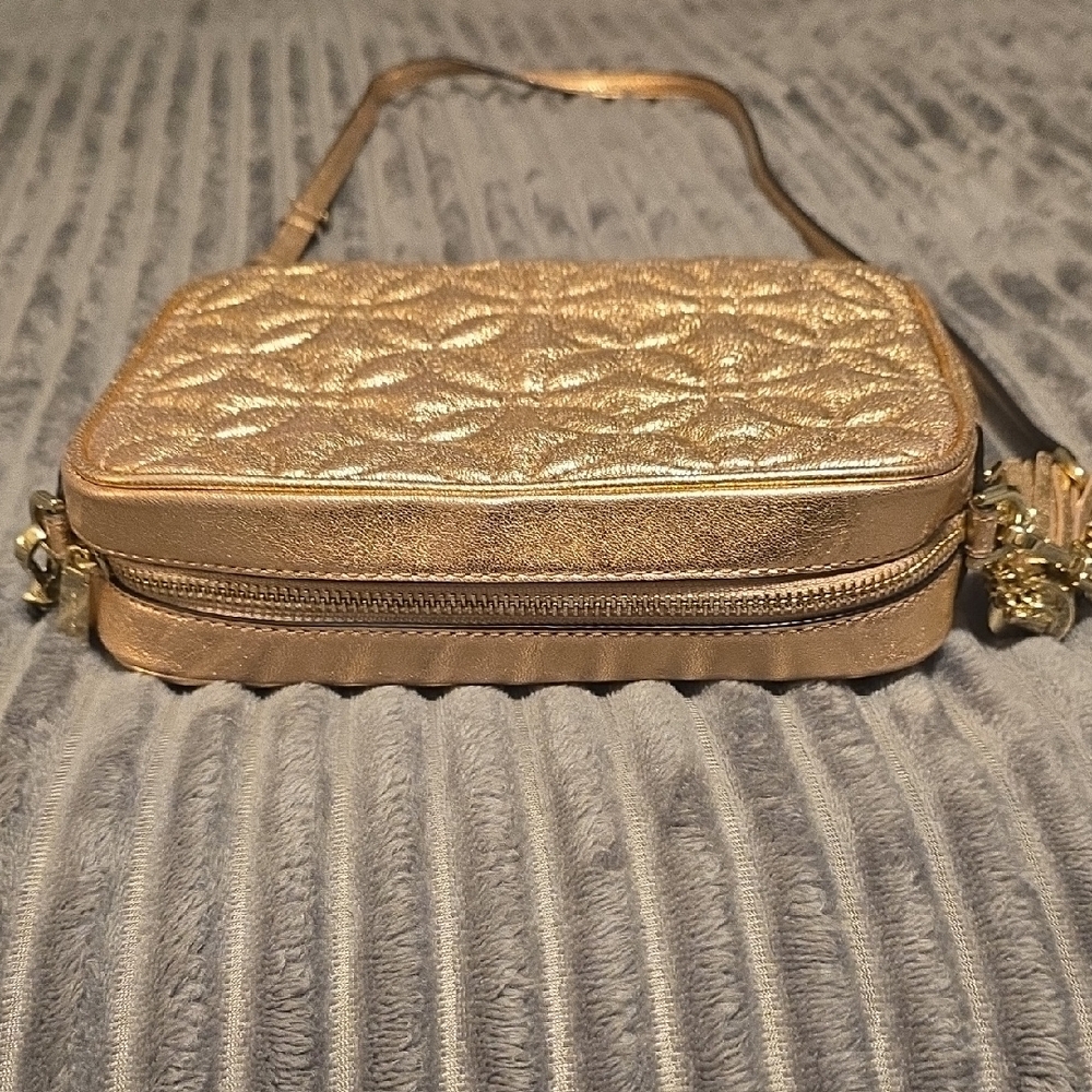 Michael Kors Metallic Rose Crossbody Bag - Picture 12 of 16